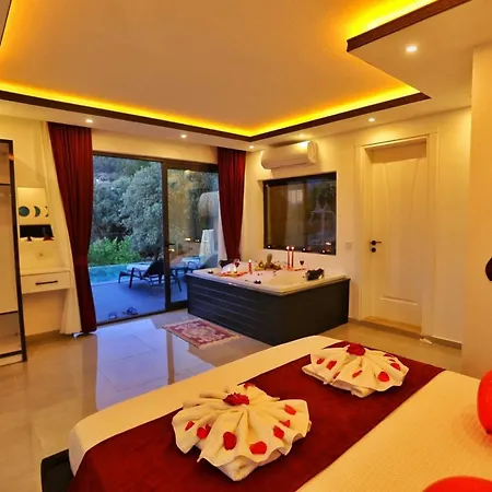 Luxury With View In Uzumlu Kalkan Vilă Uzumlu (Mediterranean)