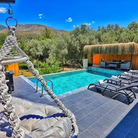 Luxury With View In Uzumlu Kalkan Vilă Uzumlu (Mediterranean)